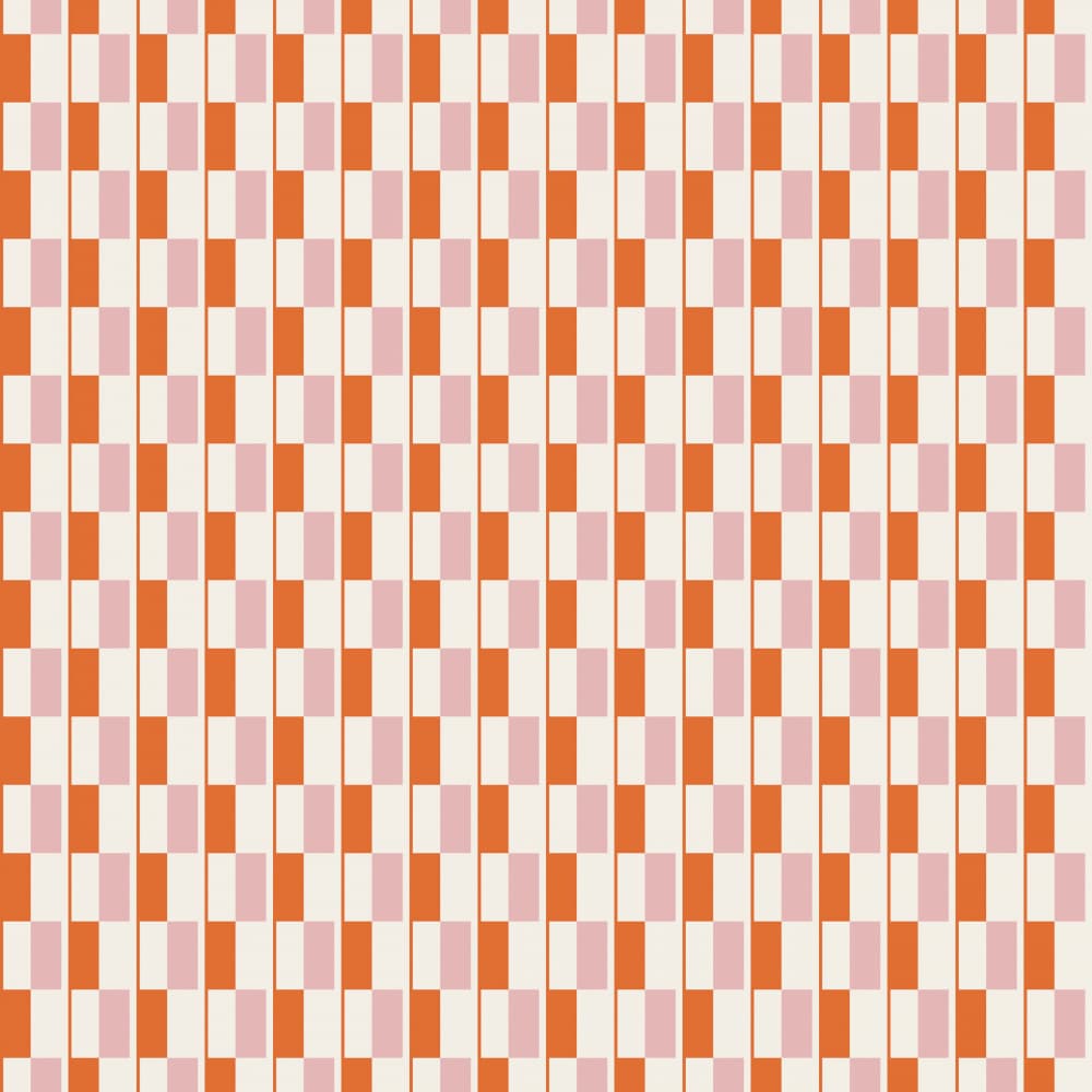 Retro Orange Pink Blocks