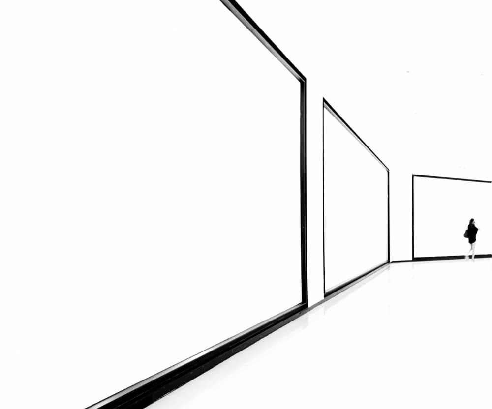 White Gallery Solitude by Erik Schottstaedt — canvas wall art