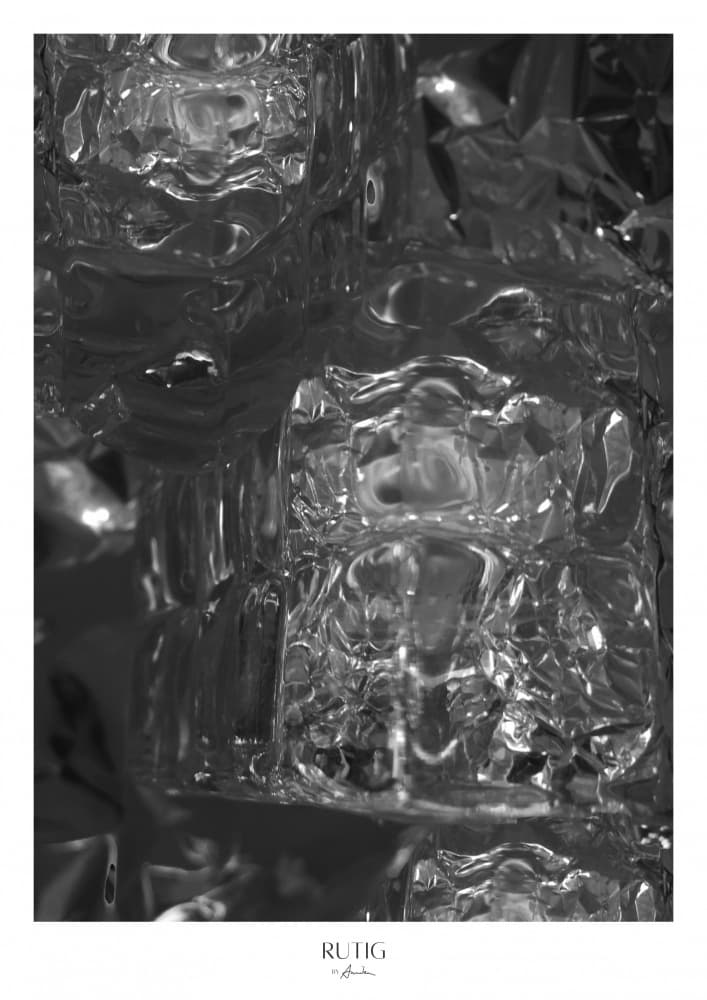 Glistening Ice Cubes by Annika John — canvas wall art