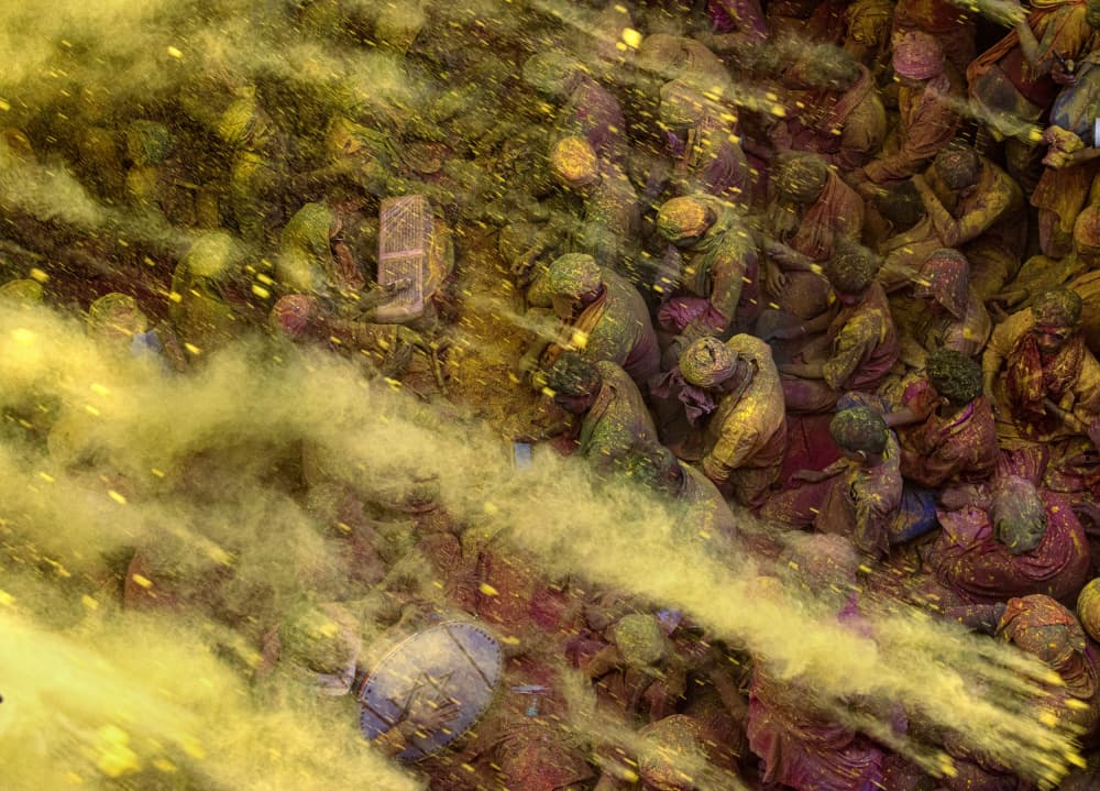 Festival of Colors by Rajat Dawn — canvas wall art