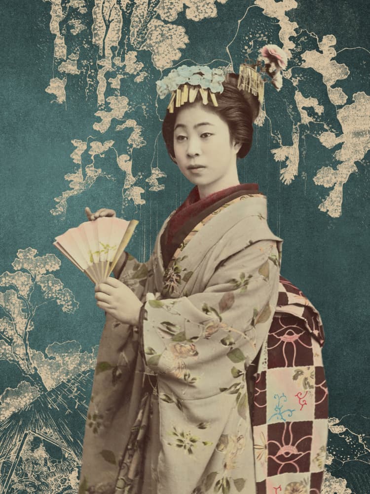 Elegant Geisha Portrait