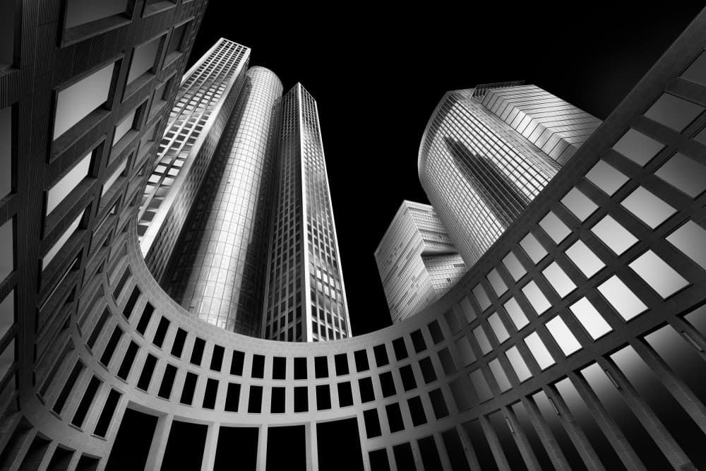 Upward Urban Geometry by jordiegeatorrent — canvas wall art