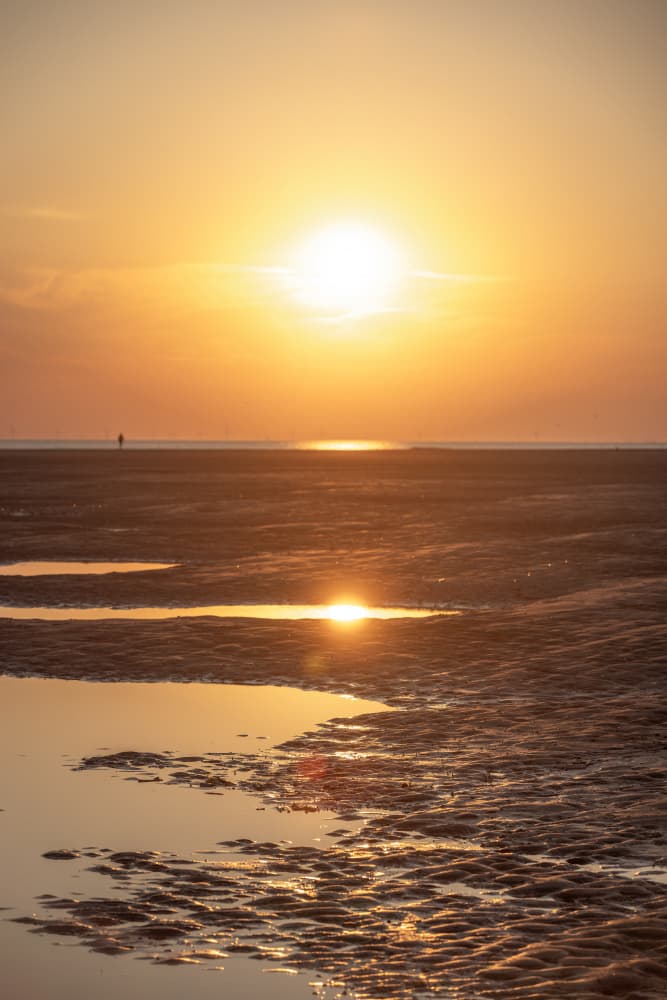 Evening At the Beach 2 by Mareike Böhmer — canvas wall art