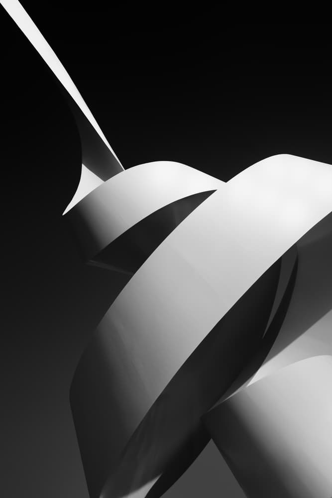 Modern Abstract Curves by Joao Galamba — canvas wall art