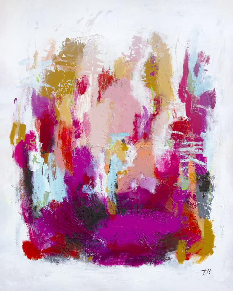 Vibrant Magenta Glow by Tove Höglund — canvas wall art
