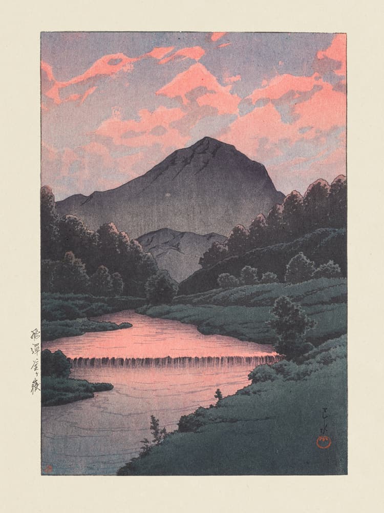 Hida Kamagadake (mount Kamaga, Hida) (1933)