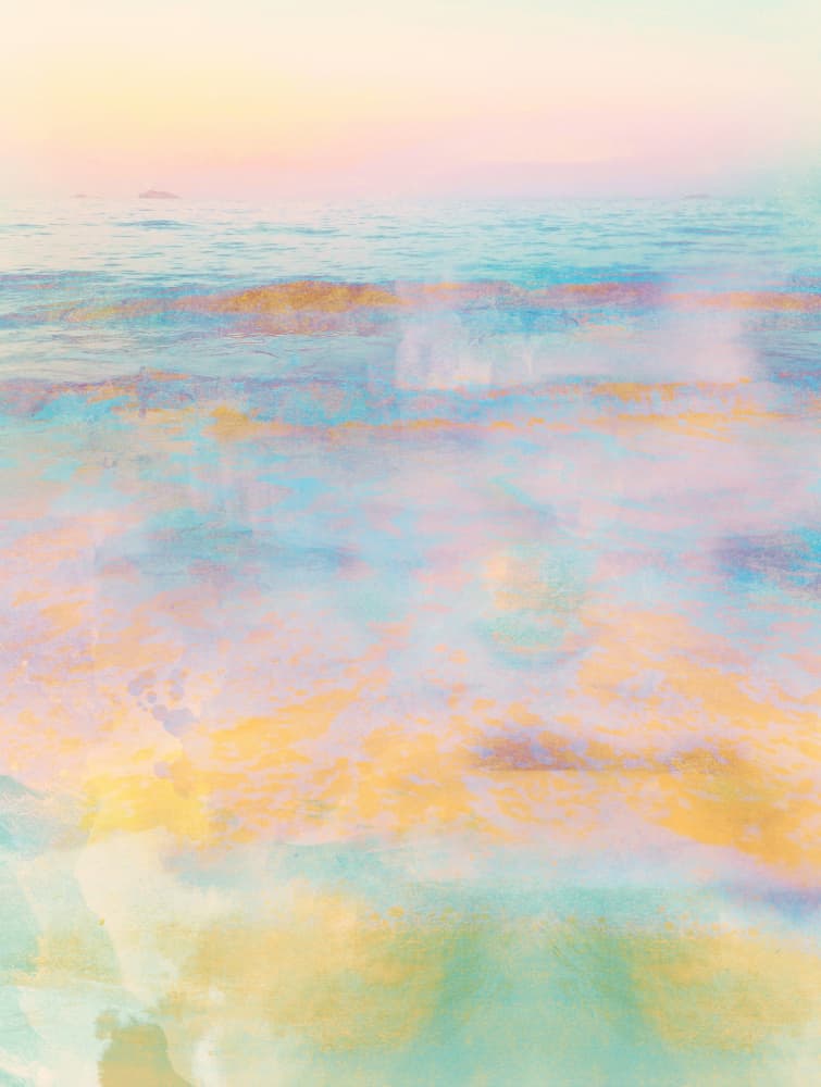 Dreamy Pastel Ocean by Angelo Cerantola — canvas wall art