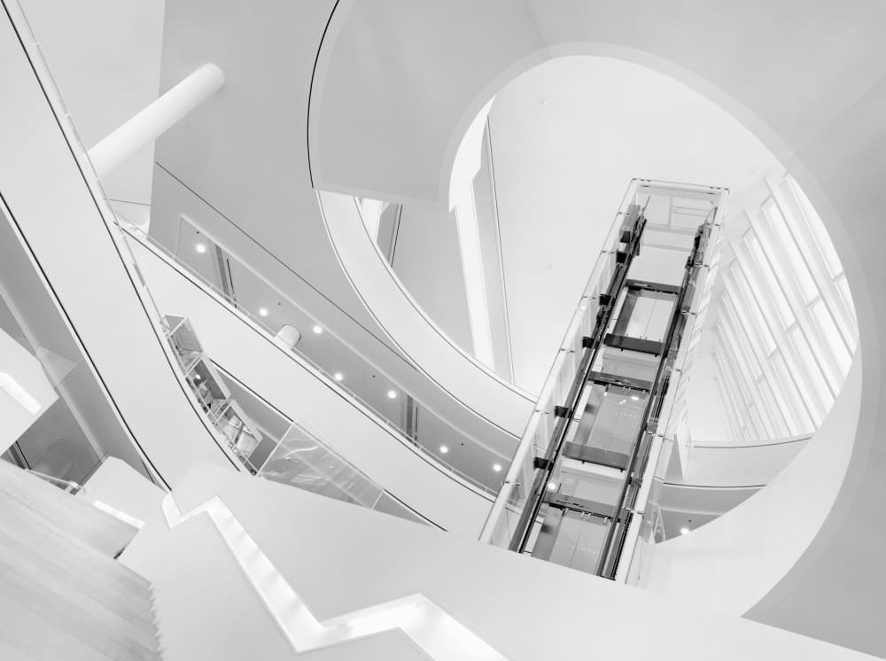 Abstract Modern Interior by Jeroen van de Wiel — canvas wall art