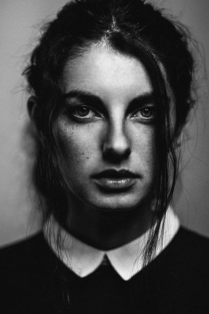 Intense Gaze Woman by Artem Vasilenko — canvas wall art