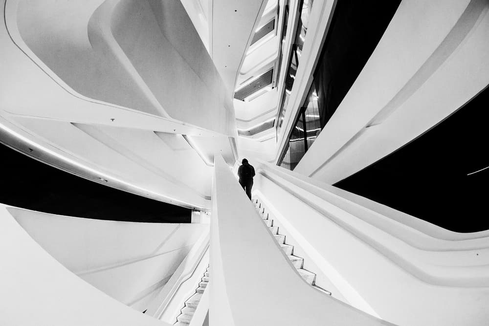 Modern Architecture Ascent by Joe B N Leung — canvas wall art
