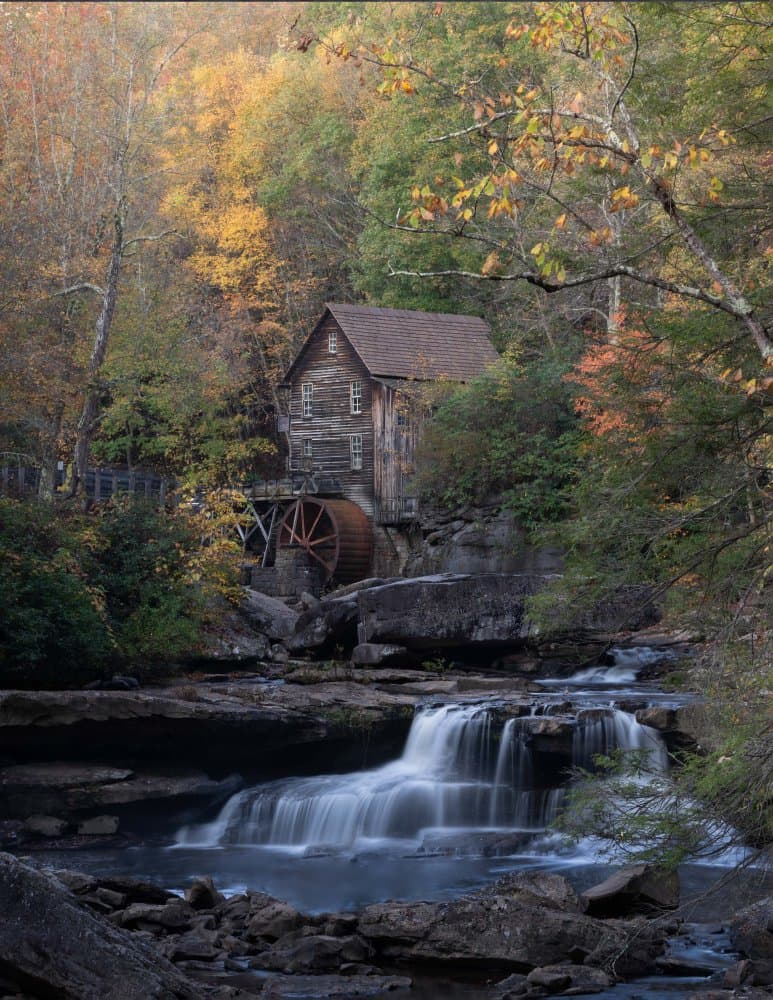 Rustic Mill and Falls by Rong Wei — canvas wall art