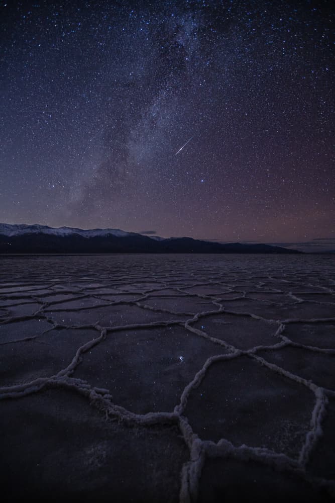 Milky Way Salt Flats Night by April Xie — canvas wall art
