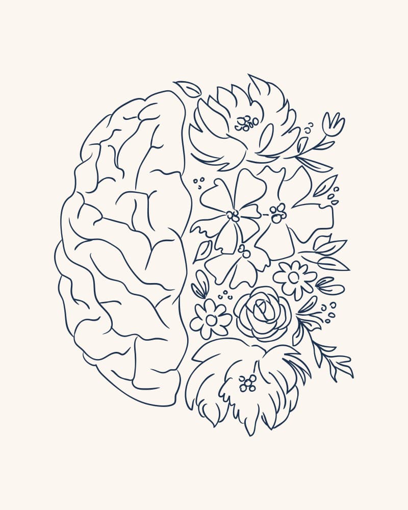 Flowering Mind by KsanaKalpa — canvas wall art