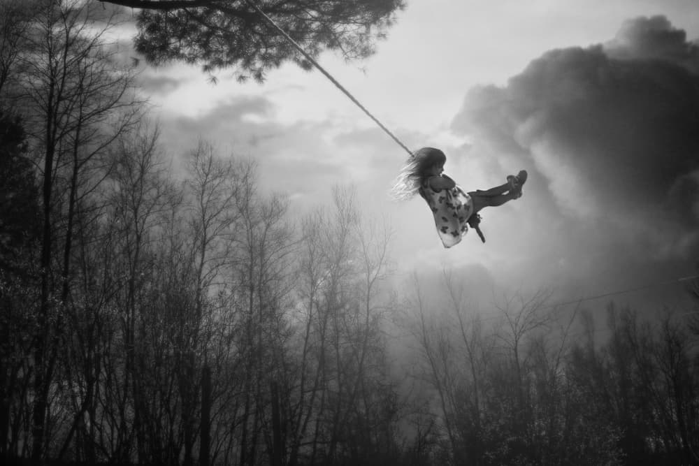 Childhood Dream Swing by Kapuschinsky — canvas wall art