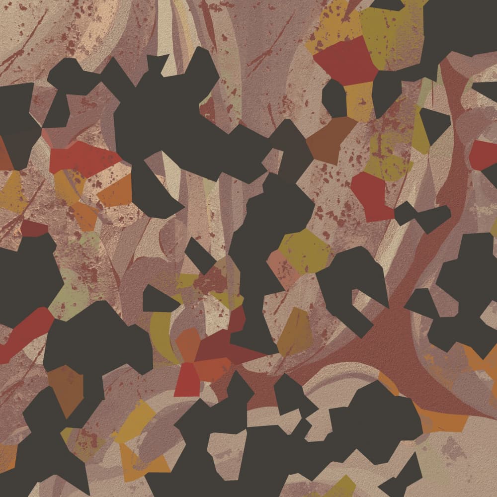 Fragmented Earthy Abstract by Josie George — canvas wall art