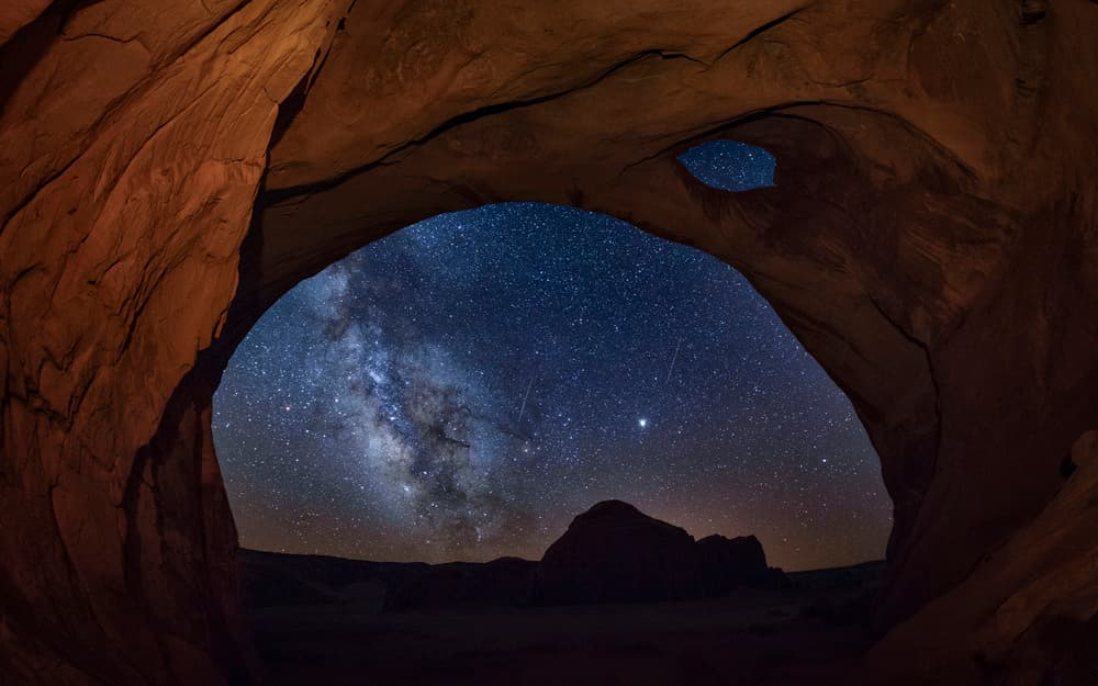 Milky Way Arch Night by Michael Zheng — canvas wall art