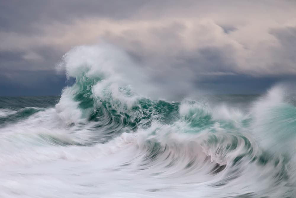 Powerful Ocean Wave by Paolo Bolla — canvas wall art