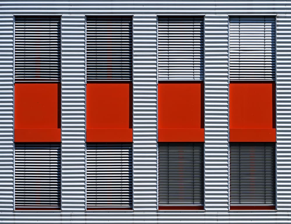 Modern Red Windows by Streiff Marcel — canvas wall art