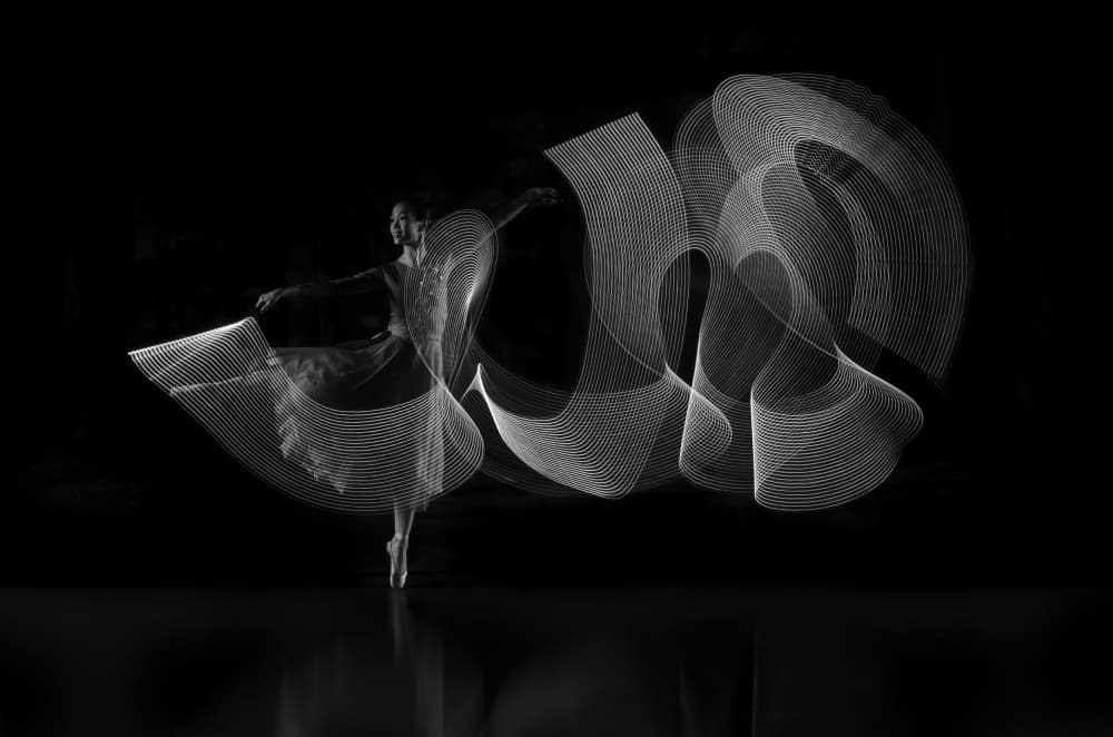 Dancing with Light by Rawisyah Aditya — canvas wall art