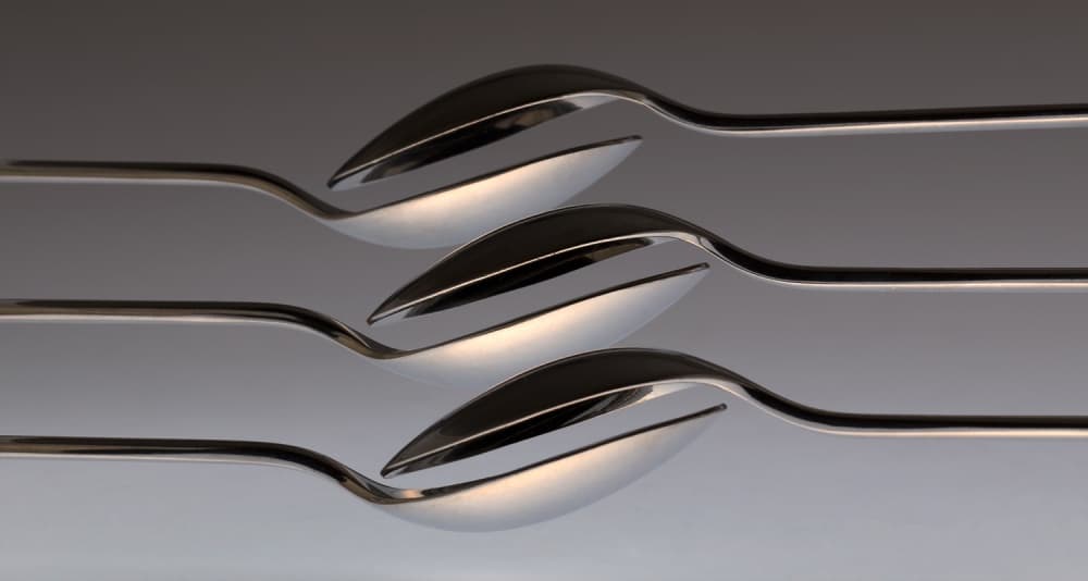Reflective Silver Spoons by Wieteke de Kogel — canvas wall art