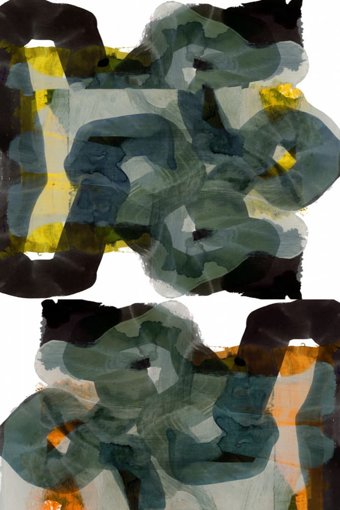 Fluid Abstract Shapes by cartissi — canvas wall art