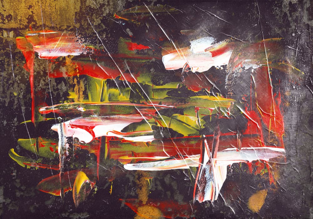Vibrant Abstract Movement by Rafal Kulik — canvas wall art