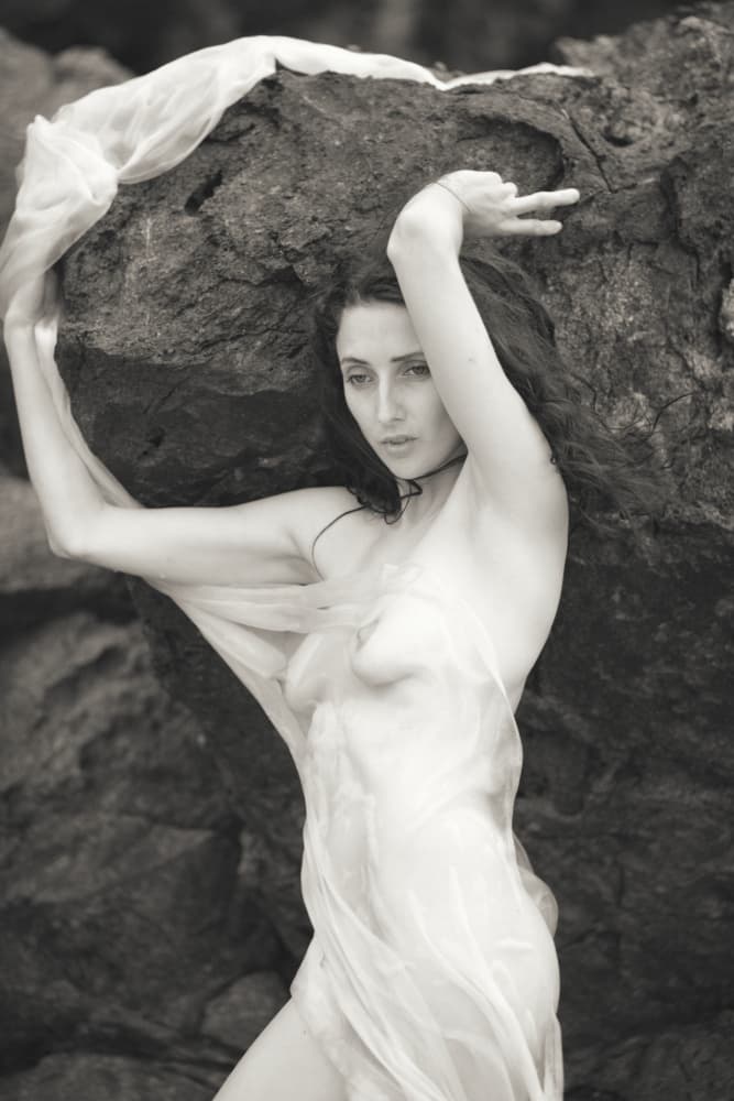Ethereal Draped Figure by Mel Brackstone — canvas wall art