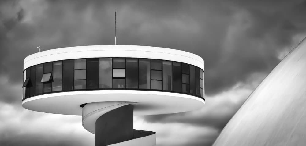 Modern Concrete Spiral by Secundino Losada — canvas wall art