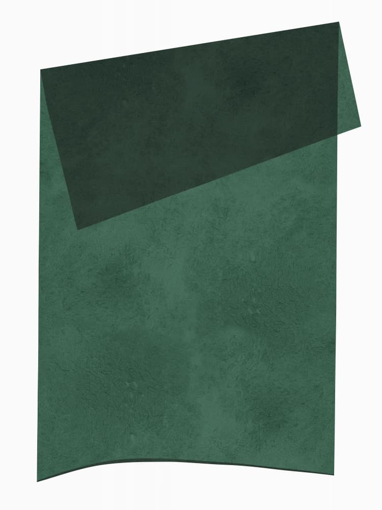 Deep Green Layers by Vitor Costa — canvas wall art