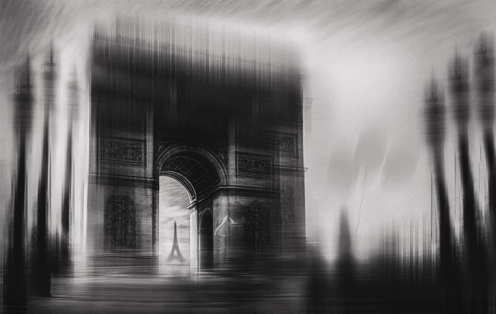 Dreamy Paris Icons by Oussama Mazouz — canvas wall art
