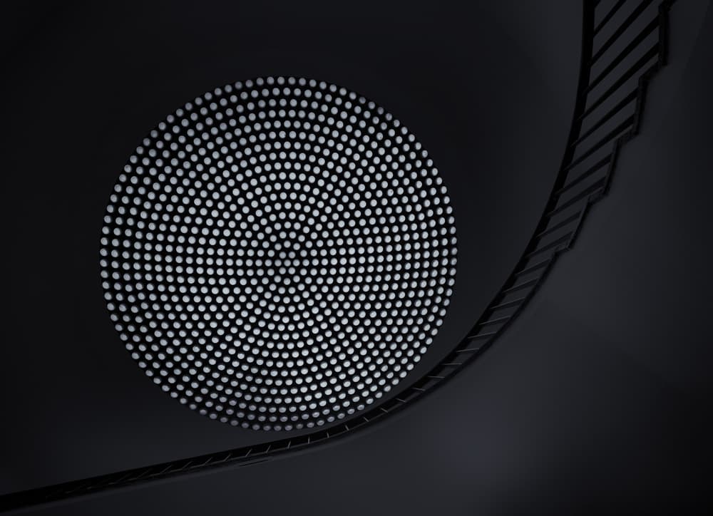 Sleek Monochrome Pattern by Jeroen van de Wiel — canvas wall art