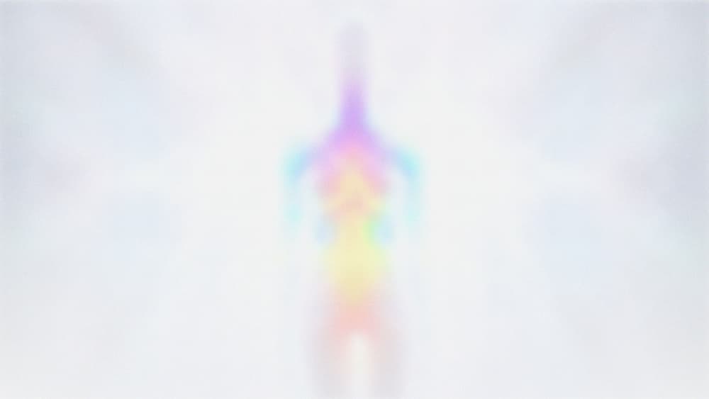 Colorful Human Aura by Marika Barsrsind — canvas wall art