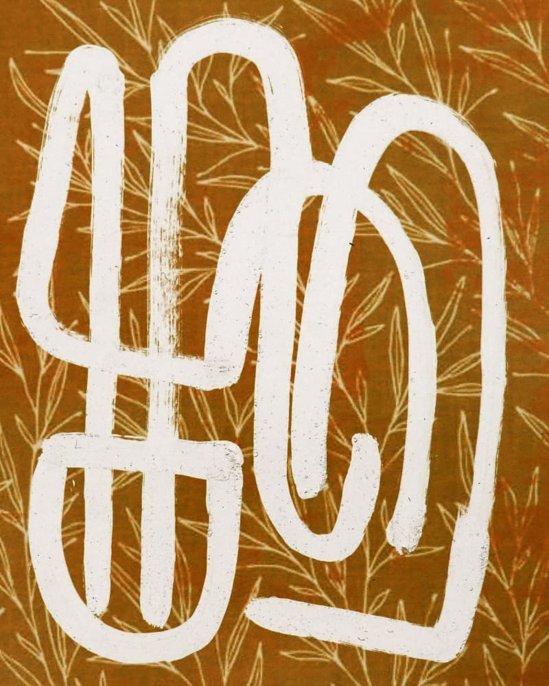 Earthy Abstract Lines by Santhosh ch — canvas wall art