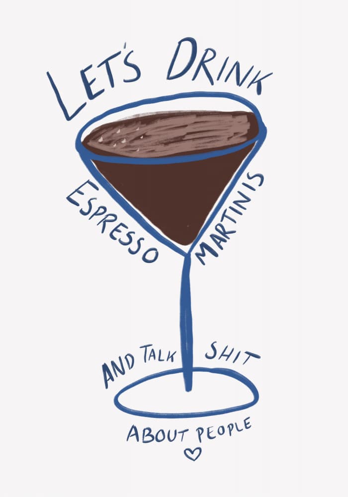 Espresso Martinis by Athene Fritsch — canvas wall art