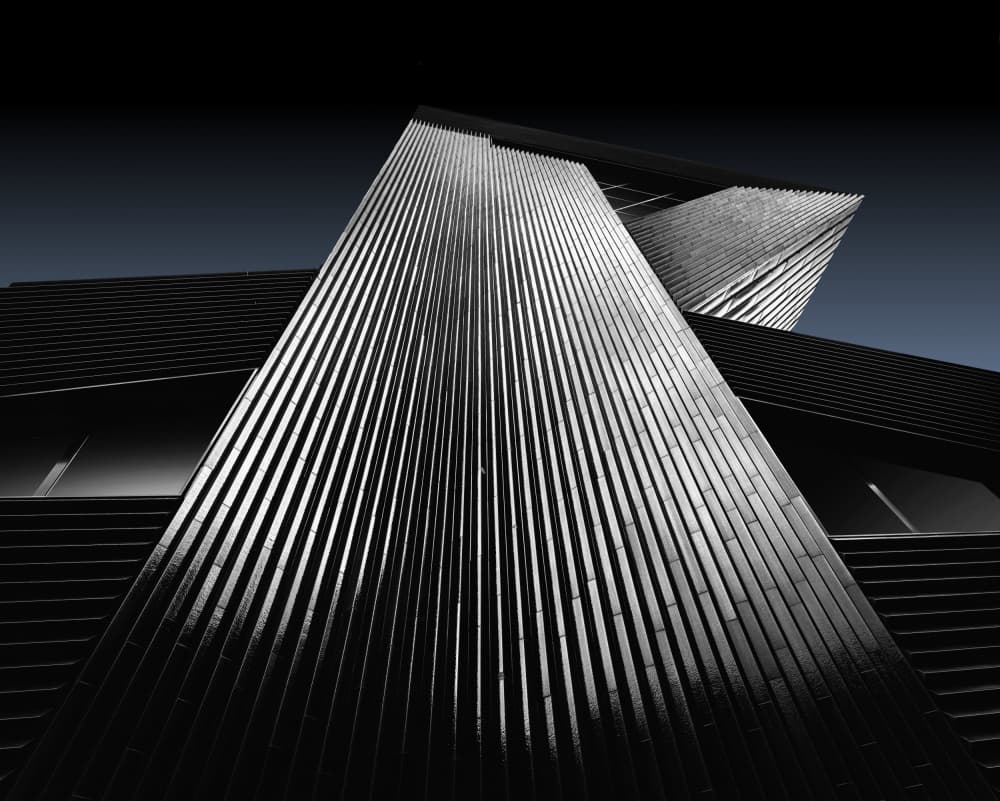 Striking Geometric Architecture by Erhard Batzdorf — canvas wall art