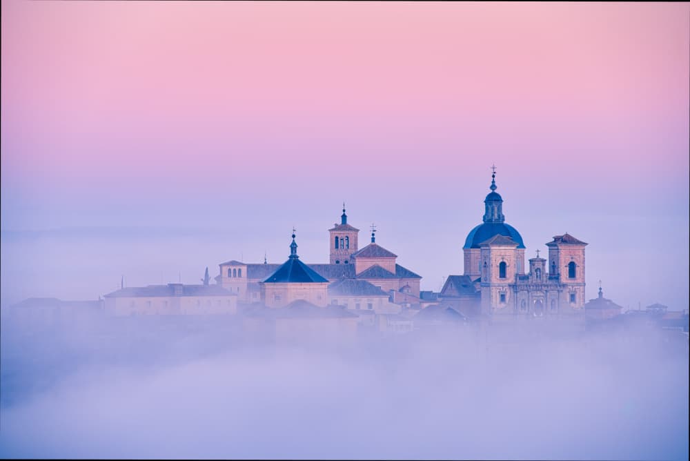Misty City Dawn by Sergio Cameno — canvas wall art
