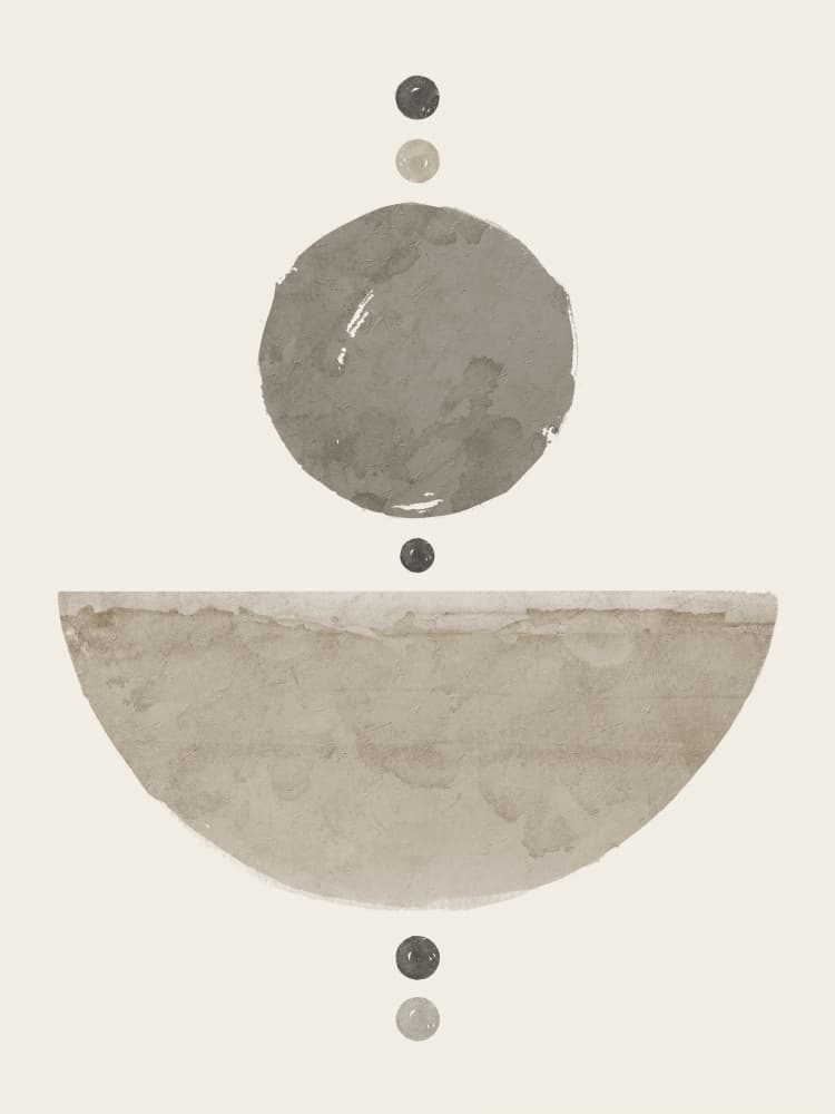 Zen Geometric Forms by Ema Paraschiv — canvas wall art
