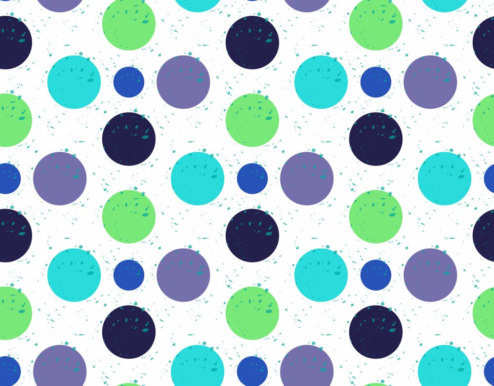 Vibrant Speckled Dots by Marika Barsrsind — canvas wall art