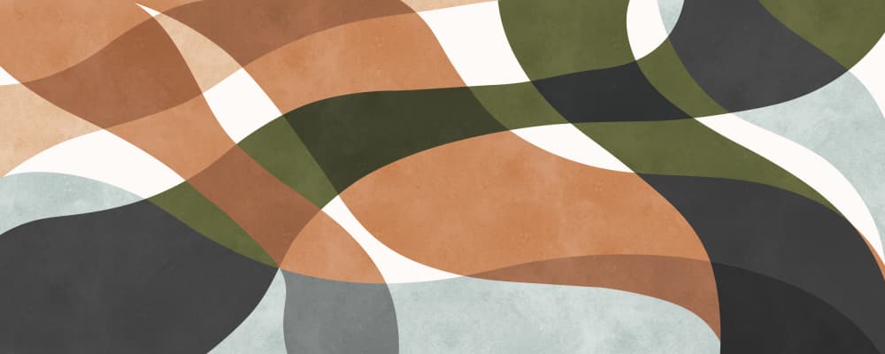 Calm Organic Waves by Vitor Costa — canvas wall art