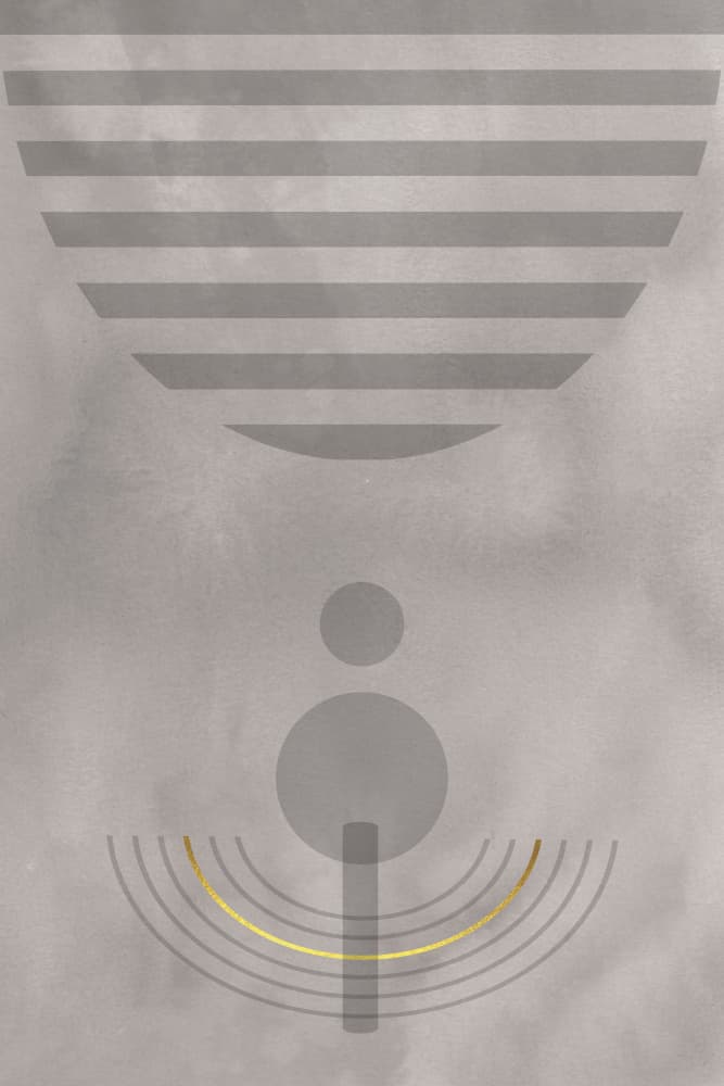 Subtle Geometric Balance by Melanie Viola — canvas wall art
