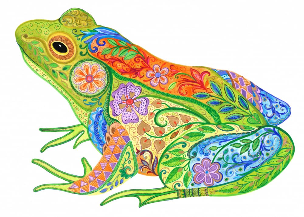  Art Frog by Isabelle Brent — canvas wall art
