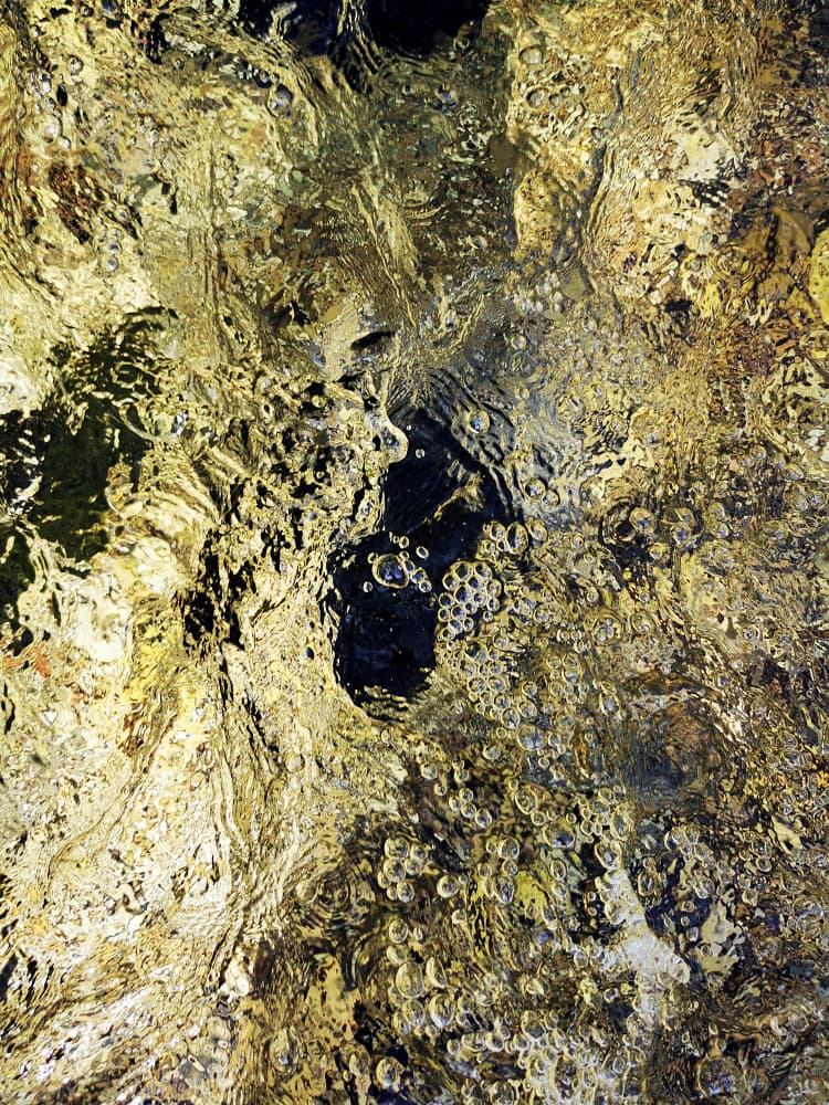 Golden Water Reflections by Angelo Cerantola — canvas wall art