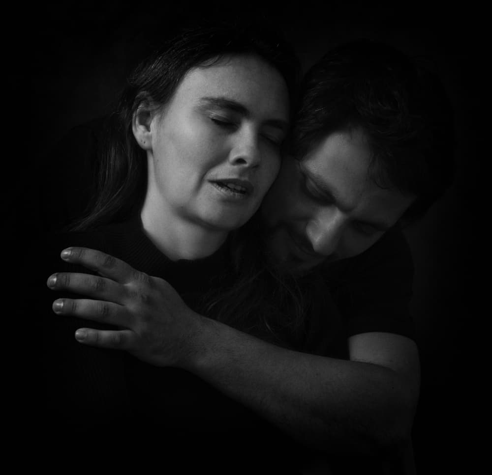 Quiet Loving Embrace by Yuri Shepelev — canvas wall art