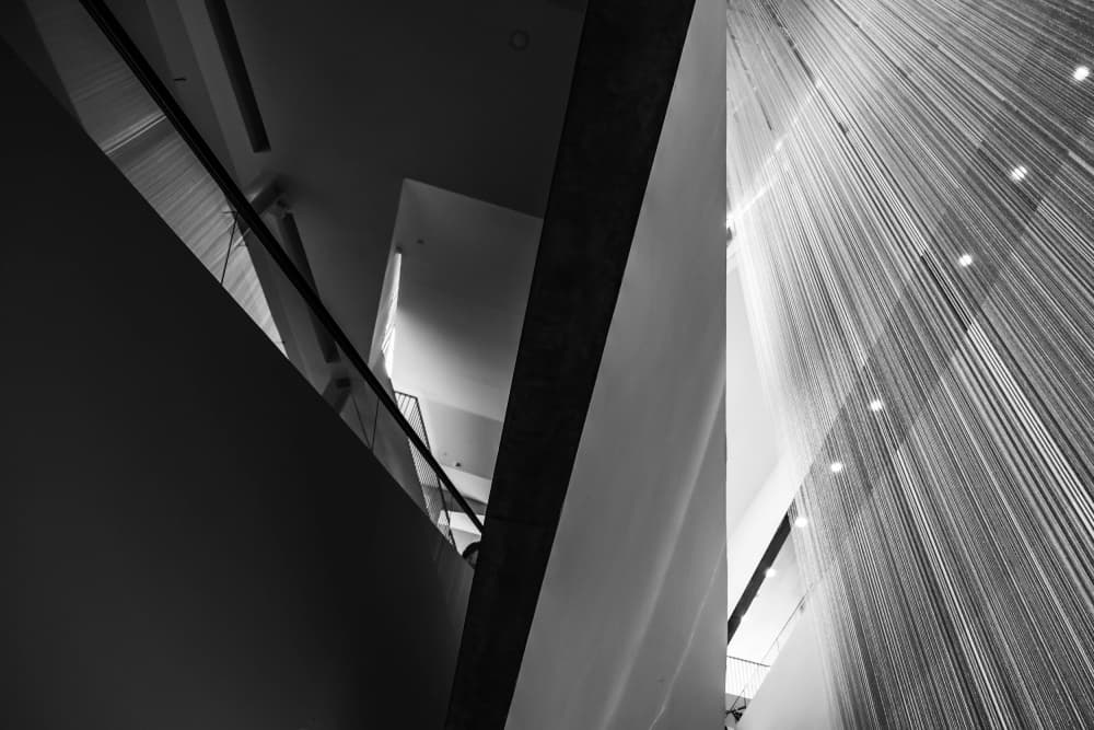 Abstract Interior Lines by Joshua Raif — canvas wall art