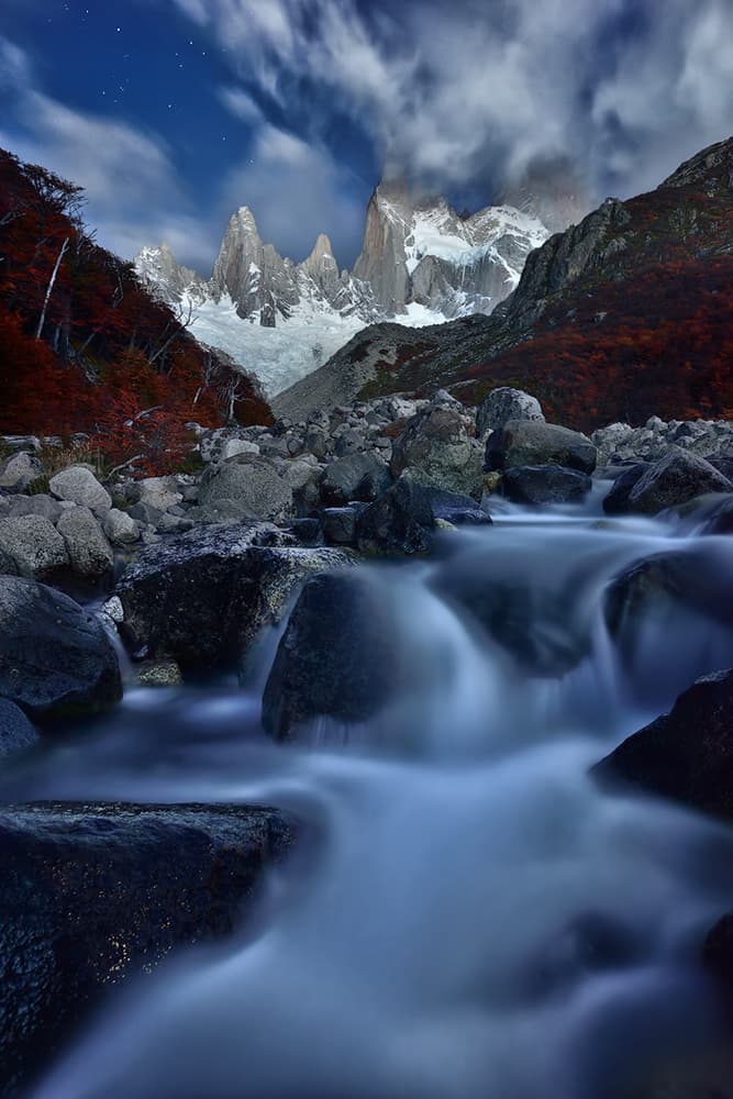 A Night in Patagonia by Mei Xu — canvas wall art