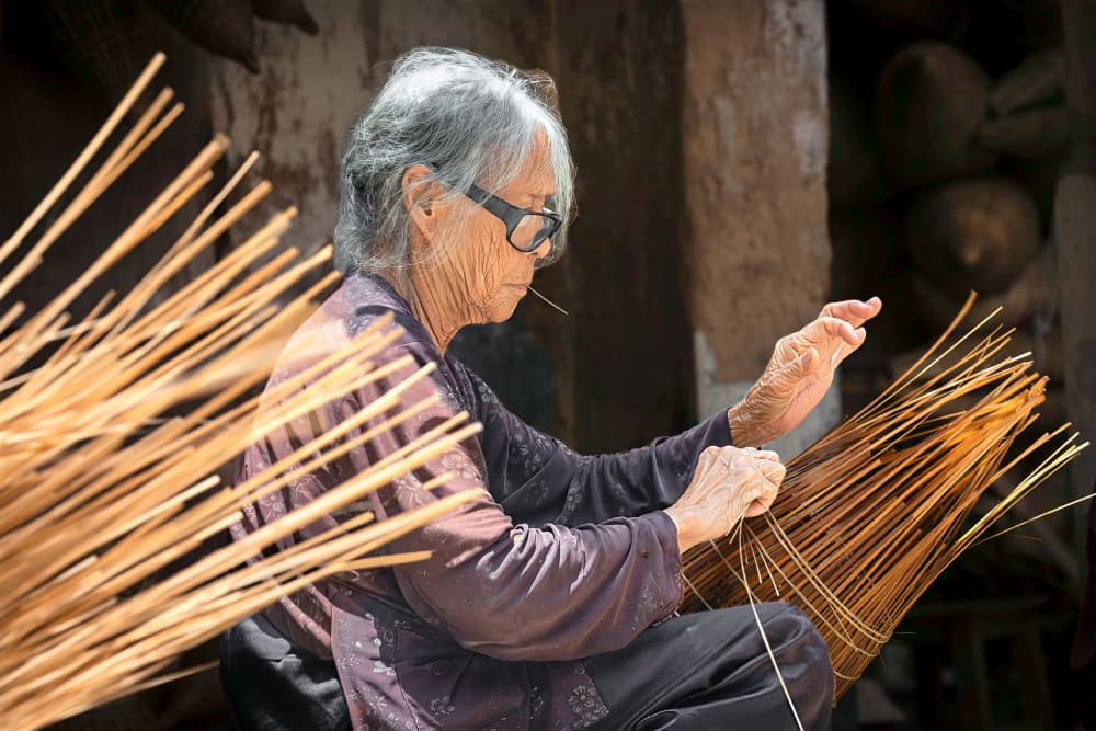 Skilled Hands Weaving Craft by Mustafa Sahin — canvas wall art