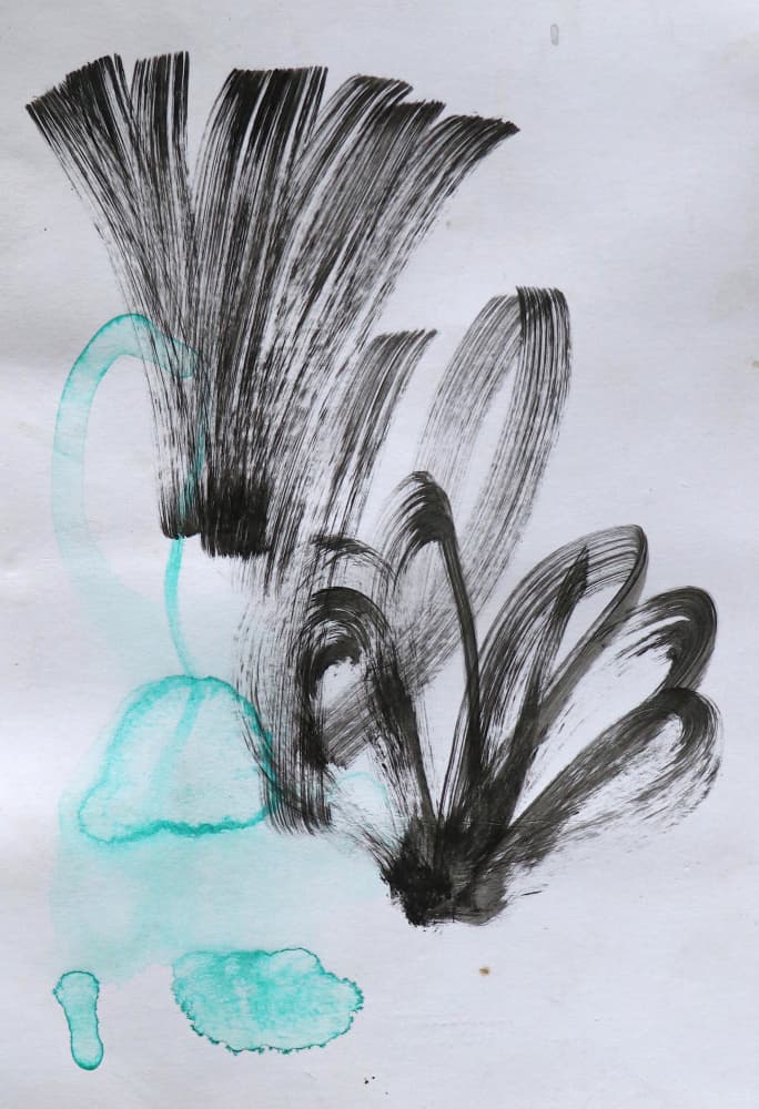 Dynamic Ink Forms by Santhosh ch — canvas wall art