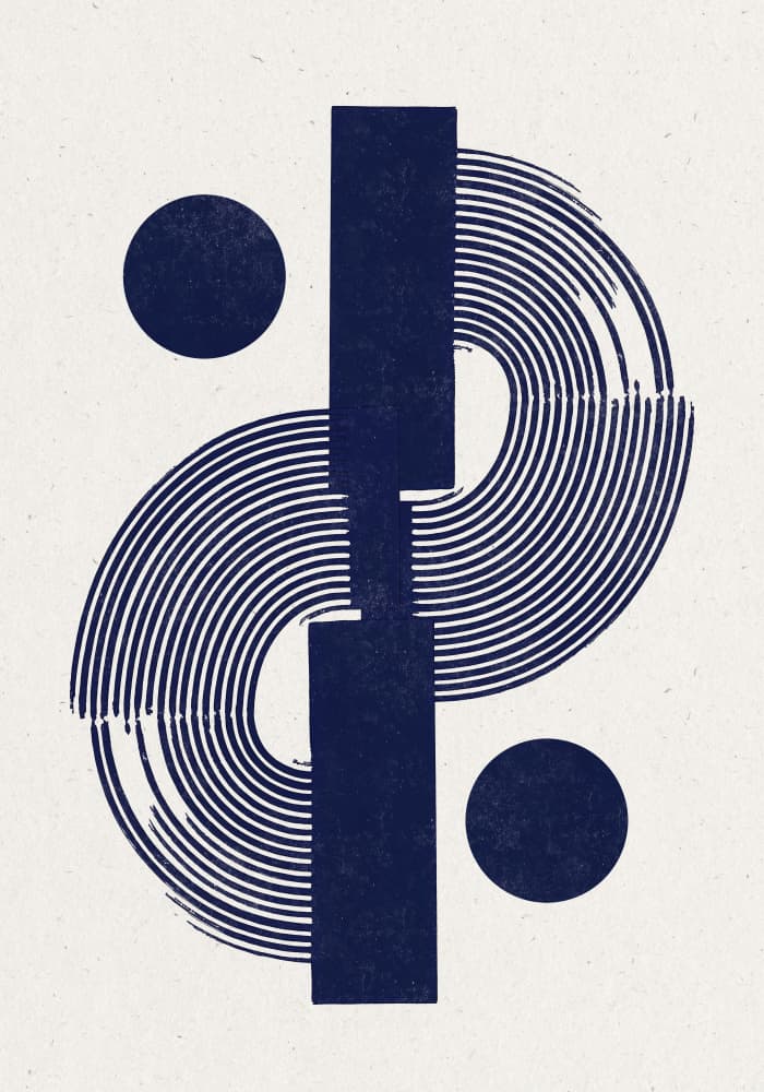 Modern Objects No.13 by THE MIUUS STUDIO — canvas wall art