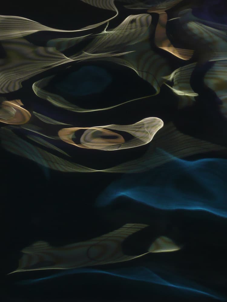 Fluid Light Waves by Lena Weisbek — canvas wall art