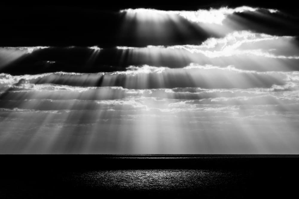 Dramatic Light Over Ocean by Tal Paz-Fridman — canvas wall art